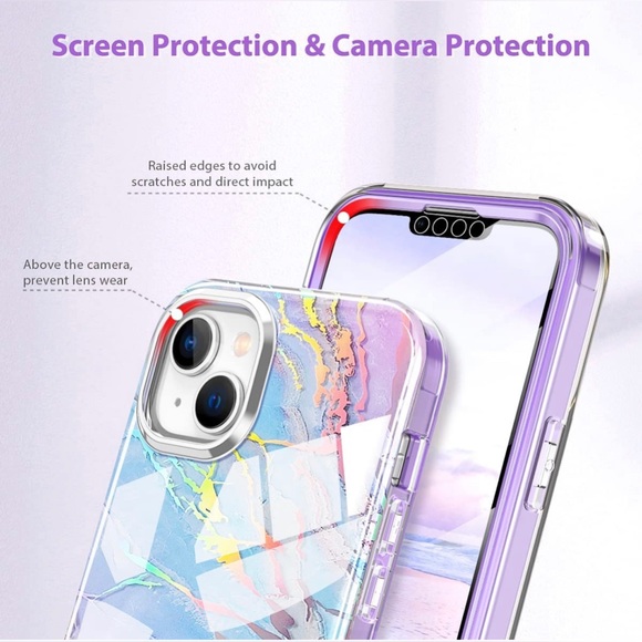 14 6.1 inch 5G Case with Screen Protector dual layer 360 shockproof - Picture 3 of 5
